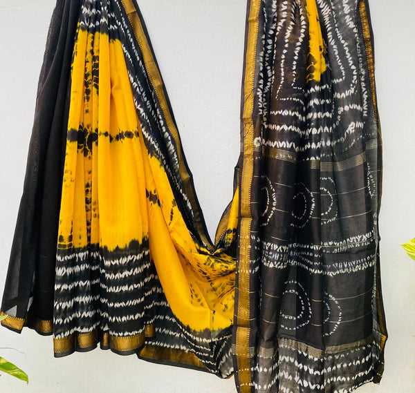 Aroma ttire Pure Maheshwari Silk Saree