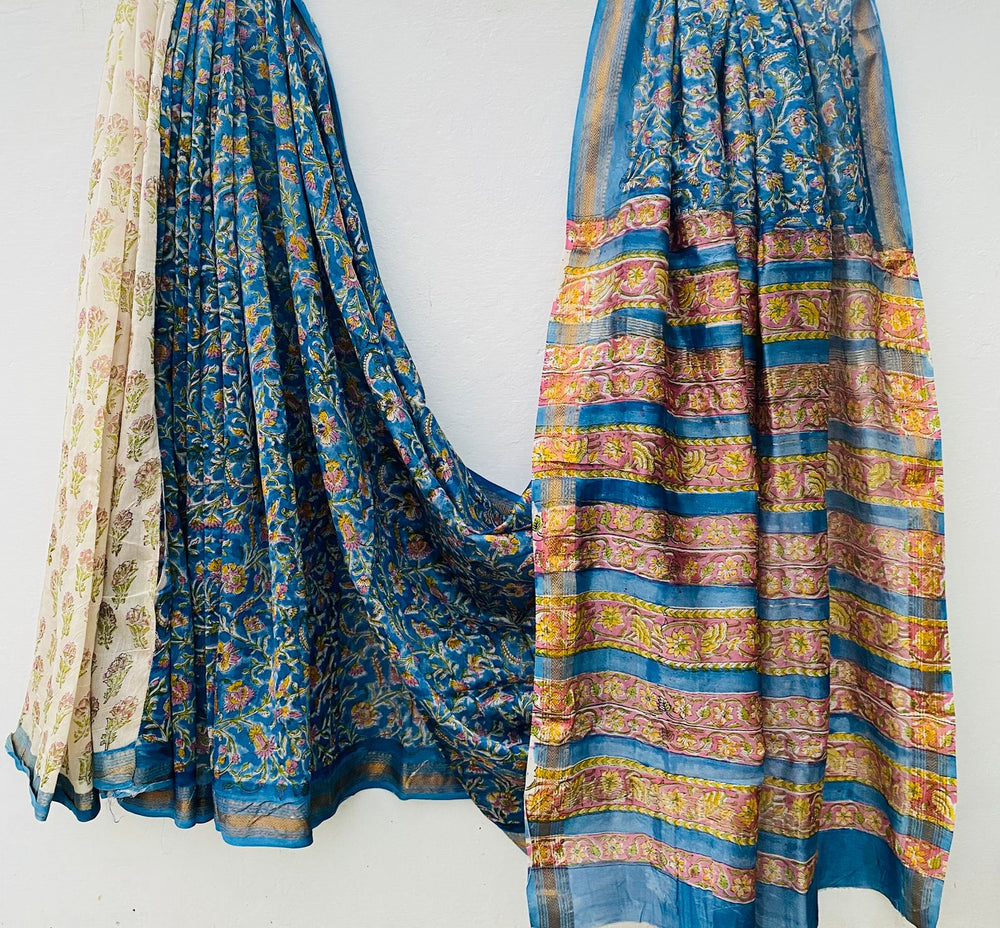 Aroma ttire Pure Maheshwari Silk Saree