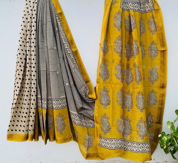 Aroma ttire Pure Maheshwari Silk Saree