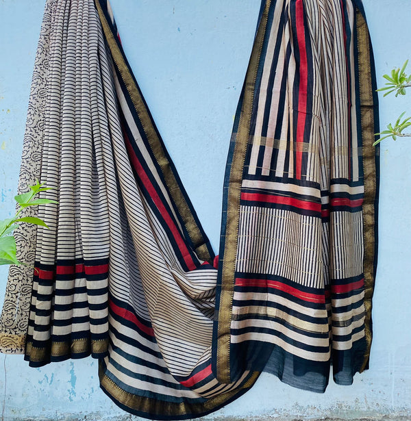 Aroma ttire Pure Maheshwari Silk Saree